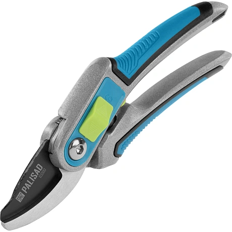 Секатор прямого реза PALISAD 215 мм, регулировка захвата, трехкомпонентные рукоятки, LUXE 60460