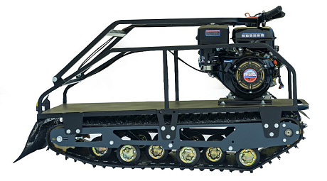 Мотобуксировщик ТОГО (катковая подвеска, передний привод,редуктор, Loncin 15 лс. )