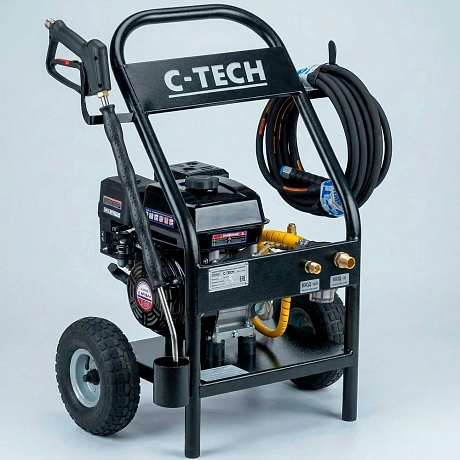 Бензиновая мойка высокого давления C-TECH 200 бар, до 600 л/ч, 4.8 кВт / 7 л.с. NC2010FT1BP