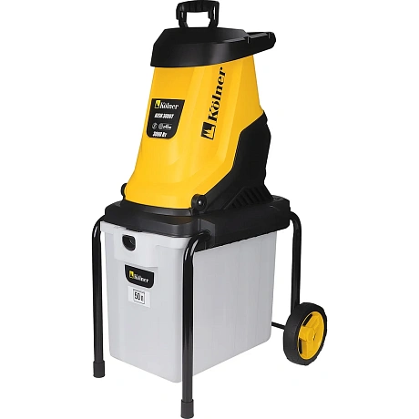 Измельчитель садовый Kolner KESH 3000T 3000 Вт, d=45 мм, емкость 50 л 8050400046