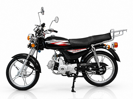 Мопед KT50 Alpha 51833 Эконом (тюнинг), черн. глянц