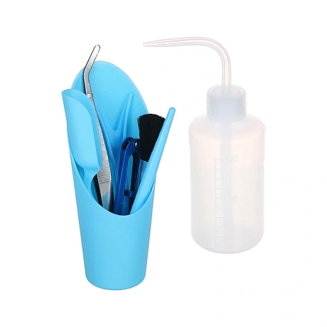 Набор для пересадки домашних растений INBLOOM 8 предметов, пластик, металл, 2 цвета 182-016