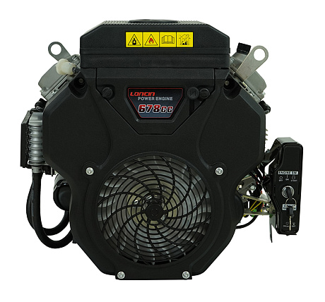 Двигатель Loncin LC2V78FD-2 (H type) (V-образн, 678 см куб, D25 мм 20А электрозапуск) (без глушит)