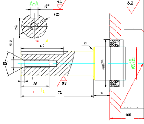 Коленвал LIFAN Diesel 13111/C188F D25 мм (S2 type)