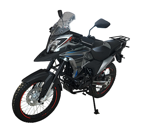 Мотоцикл KAYRO ТУРЭНДУРО 74189 "TITAN" ZS172FMM-5, серо-красный СОБРАН