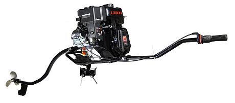 Мотор лодочный болотоход Habert (двигатель Loncin LC170FA D20)