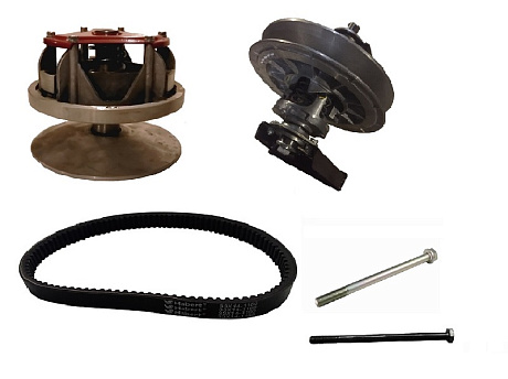 Комплект для снегохода (ведомый+ведущий+ремень вариатора)