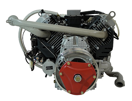 Двигатель Lifan LF2V80F-A (4500), 29 л.с. D25 20А (вариатор+провода+выхлопн система) на Буран