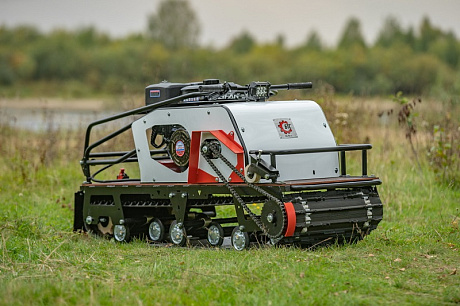 Мотобуксировщик БТС "LONG" 500/1650 (катковая подвеска, Loncin G420F (190F) 15л.с.) без э/зап.