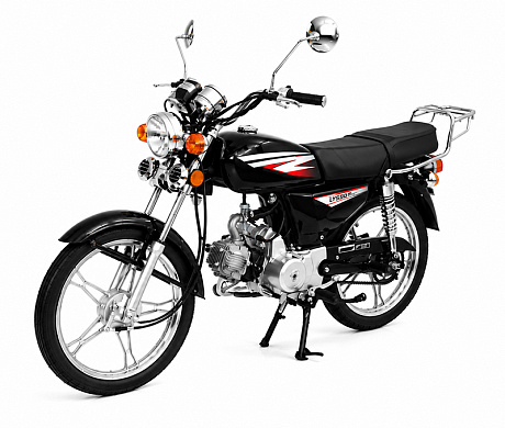 Мопед KT50 Alpha 51833 Эконом (тюнинг), черн. глянц