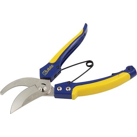 Секатор садовый KUBIS max 15 мм, лезвие Mn65, HRC 53-55, 200 мм 02-05-6002