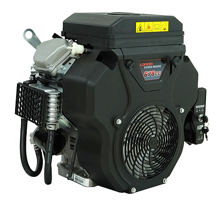 Двигатель Loncin LC2V78FD-2 (H type) (V-образн, 678 см куб, D25 мм 20А электрозапуск) (без глушит)