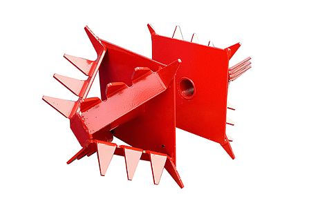 Полольники-рыхлители красные С (тип «Еж», на вал ø34 мм) ВРМЗ 03.44.10.00.00 пара