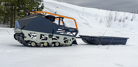 Мотобуксировщик Пионер (катковая подвеска, передний привод, реверс, Lifan/Loncin 15 лс)