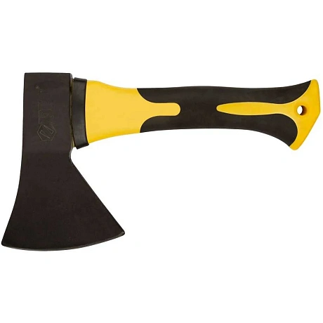 Топор туриста FIT укороченный, кованая сталь, усиленная фиберглассовая ручка 450 г 46258