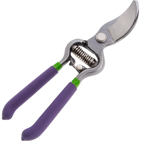 Секатор 200 мм, пружина возвратная спирал.типа, легированная сталь, обрезинен.ручки PALISAD 60561