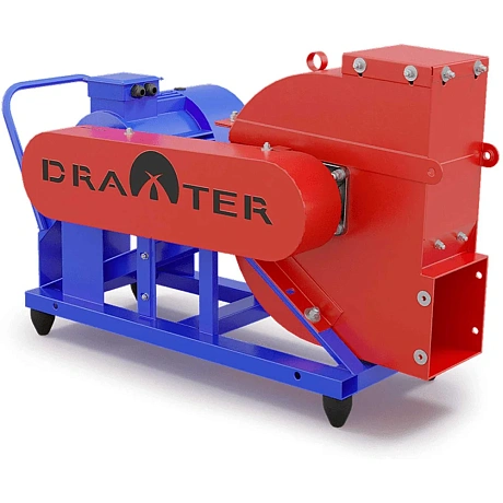 Щепорез DraXter Щ-350Э (электр.; 7,5 кВт (380В); сито 18 мм.; раструб 300х300 расш.; Виброопоры) 0000980