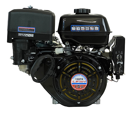 Двигатель Lifan 190FD-V, вал конусный длинный 106мм