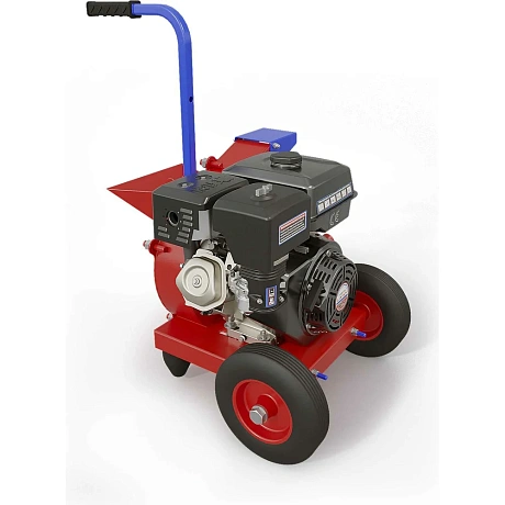 Садовый бензиновый измельчитель DraXter УМ-250 Мини 6,5 л.с. + колесная база 8дюймов (2колеса+2виброопоры) 00195