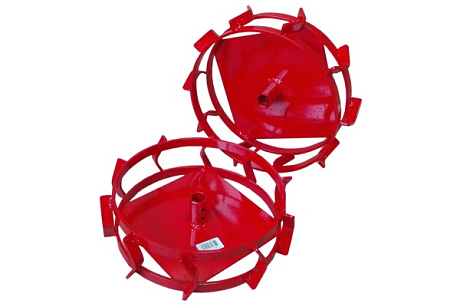 Грунтозацепы DDE (диам.340, шир.90, сварные,2 обруча, шестигр. вал 23мм) ВРМЗ 44.04.25.00.00 пара