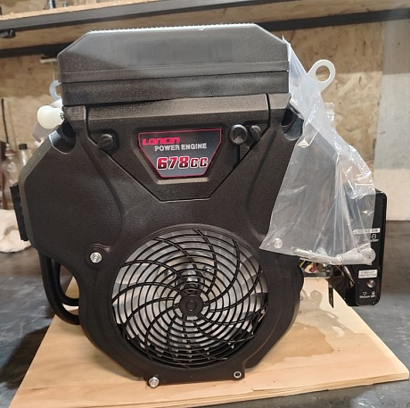 Двигатель Loncin LC2V78FD-2 (H type)(V-обр,678 см.куб,D25мм,20А,эл/зап)Уценка(без 1шпил.креп.кож.дв)