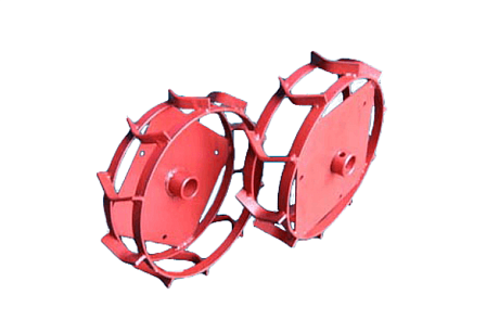 Грунтозацепы универс.метал.красные КУМ 340 С (диам.340,шир.90,на вал Ф=34)ВРМЗ 03.04.15.00.00 пара