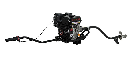 Мотор лодочный болотоход Habert (двигатель Loncin H200 D19)