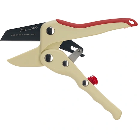 Секатор универсальный садовый Mr.Logo с храповым механизмом арт. 16750