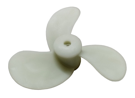 Винт нейлон для лодочного мотора трехлопастной (левое вращение)