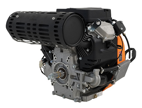 Двигатель Lifan LF2V80F-A, вал Ø25мм, катушка 3 Ампера датчик давл./м,  м/радиатор, счетчик моточасов