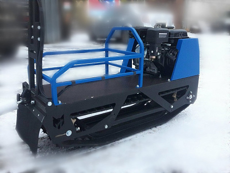 Мотобуксировщик Pomor L-380/1450 (склизовая подвеска, Lifan 168F D20 3A)