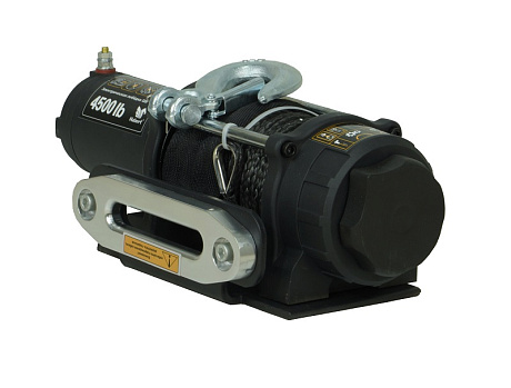 Лебедка электрическая Habert 4500LB, синтетический трос