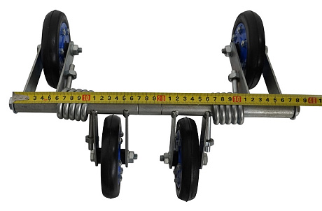 Тележка подвески мотобуксировщика на гусенице 380 мм, усиленный каток, пружина 8 мм. Снегоход Буран
