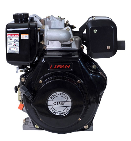 Двигатель Lifan Diesel 186F, конусный вал