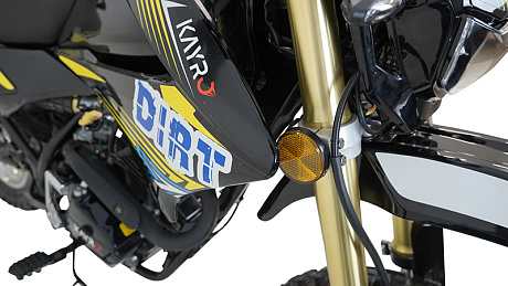 Мотоцикл KAYRO ENDURO 37019 "DIRT" ZS169FMM, желто-черный СОБРАН
